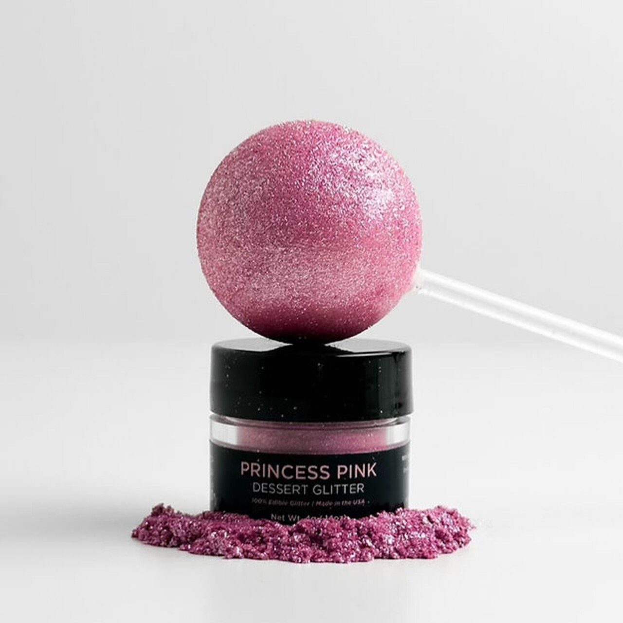 Shine Dessert Glitter: "Princess Pink" - Fuschia Pink Edible Dessert Glitter
